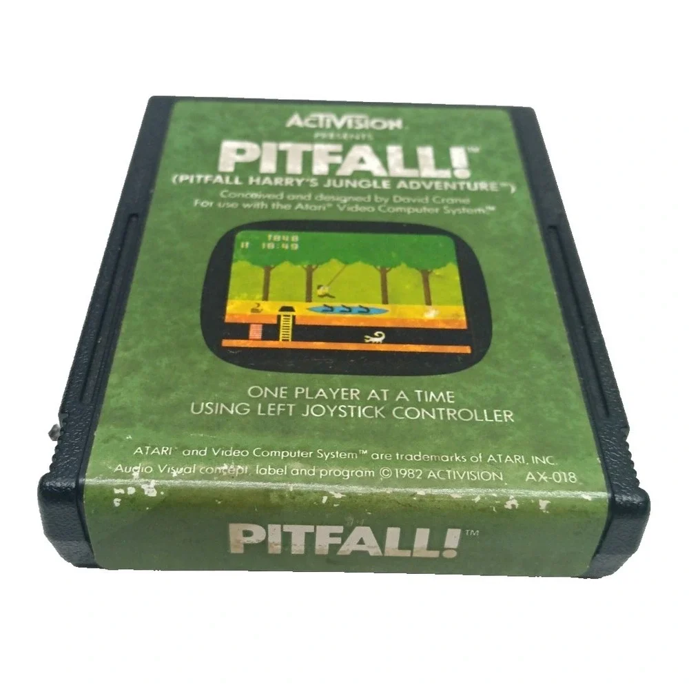 Pitfall (Atari 2600, VCS, 2600+, 7800, Activision, 1982)